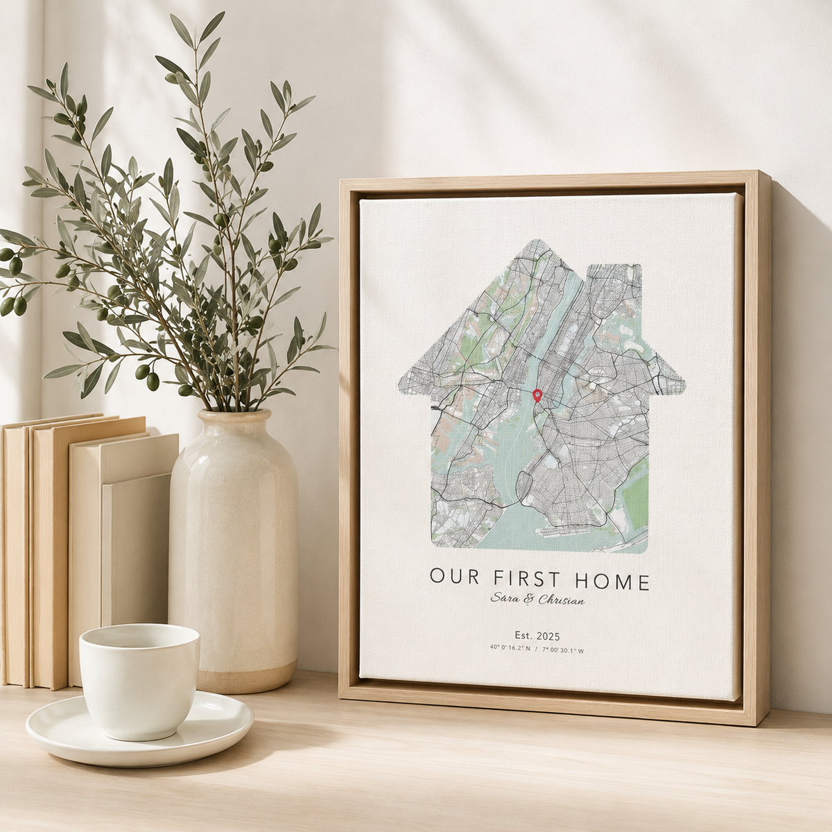Custom Home Map Canvas