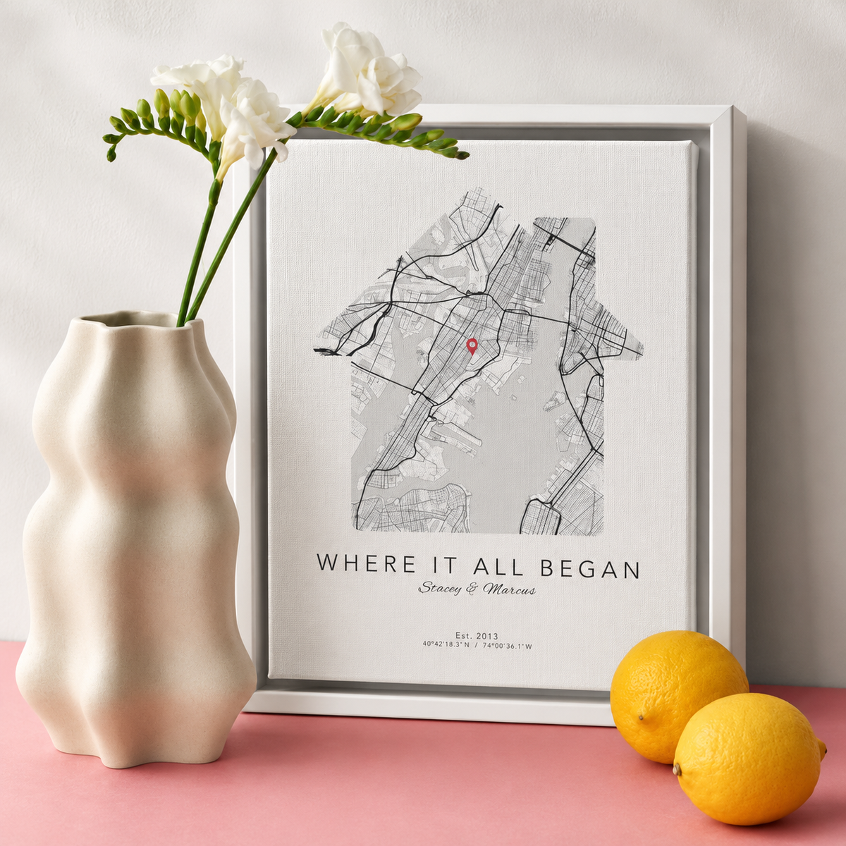 Custom Home Map Canvas